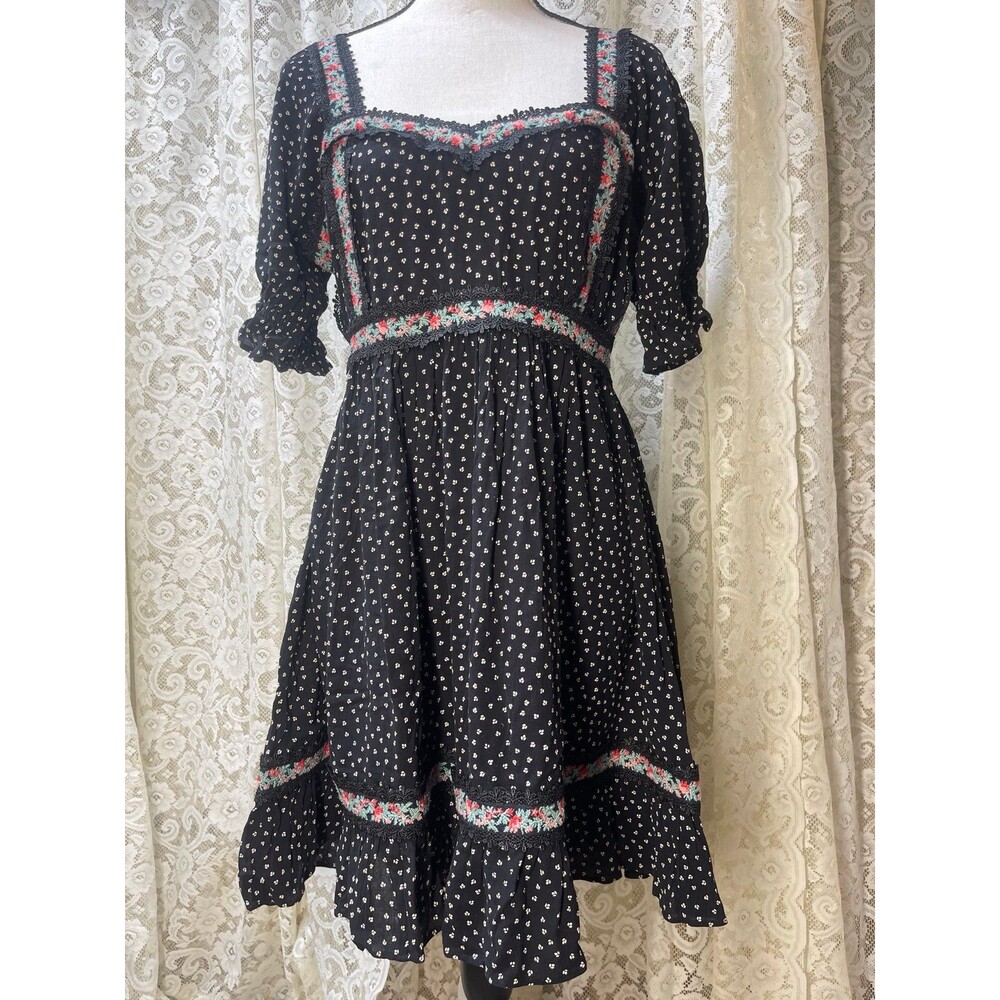 Love Sam Floral Polka Dot Dress